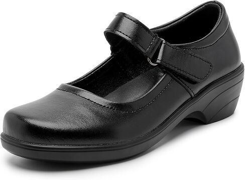 Veroders Women's Mary Jane Shoes with Arch Support Business Office Non Slip Comfortable Dress Shoes for Women Ankle Strap Pumps for Dressy and Work in Kuwait