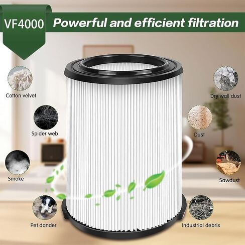 VF4000 Replacement Filter For RIDGID For Shop Vac Wet/Dry Cleaner in Kuwait