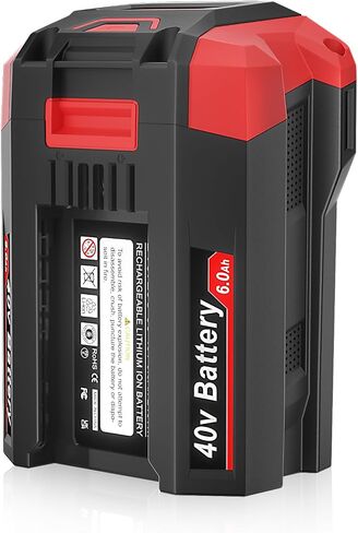 40V 6.0Ah Battery Replacement for SKIL 40V Battery Power Tools, Compatible with SKIL 40 Volt Lawn Mower, Leaf Blower & String Trimmer, Lithium-Ion High Capacity Batteries in Kuwait