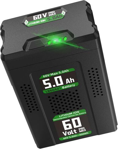 60V 5.0Ah Replacement Battery for Greenworks 60V Lithium-Ion Battery, Compatible with Greenworks 60 Volt LB608 LB605 LB604 LB603 B6025 LB602 Batteria in Kuwait