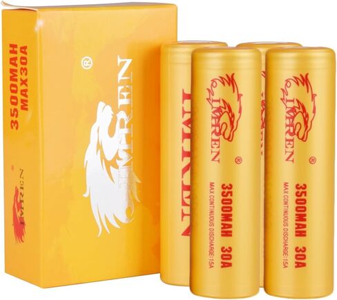 Imren Rechargeable Batteries, 4PCS 3500 mAh Rechargeable Battery for Flashlight, Solar Garden Light in Kuwait