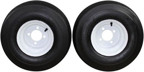 18x8.50-8 with 8x7 White Assembly for Golf Cart and Lawn Mower (Set of 2) in Saudi Arabia