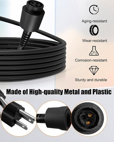399063-02 399063-00 Router Cord Set 3 Prongs 16 Gauge 8 Ft Fit for DW616D | Fit for Dewalt DW618 DW618B3 DW618D DW618K DW618M DW618PK DW618PKB DW616K DW616M DW616PK DW616SK, Power Tool Parts in Kuwait