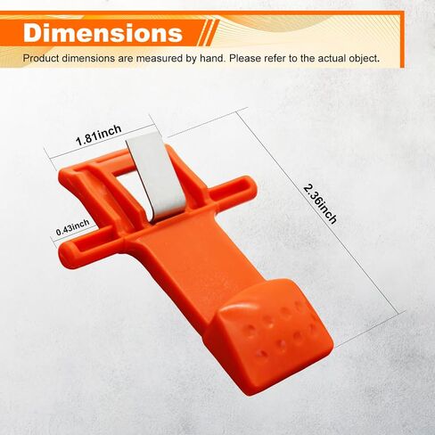 4522 430 9800 Battery Latch Lockout Lever Replacement for Stihl MSA120 MSA140 BGA56 BGA57 FSA56 HSA56 HLA56 HTA50 Battery Release Switch (2-Pack) in Kuwait