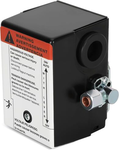 Air Compressor Pressure Switch Replacement for 23474661, 100-135 PSI, Compatible with Ingersoll-Rand Air Compressor: SS3L3 SS4L5 SS5L5/N5 Single Stage Compressors in Kuwait