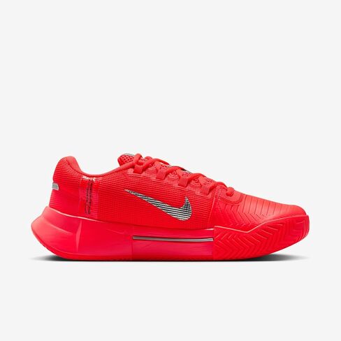 Nike GP Challenge 1 Premium Women's Hard Court Tennis Shoes (Bright Crimson/Metallic Silver) Size 7 in Kuwait