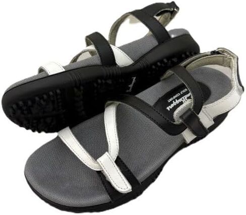 Sandbaggers SIDNEY BLACK & WHITE WOMENS GOLF SANDALS in Kuwait