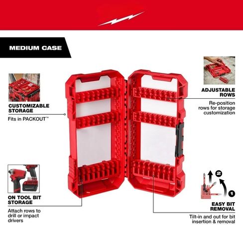 55PC 48-32-4096 for Milwaukee Impact Duty Driver Bit Set in Kuwait