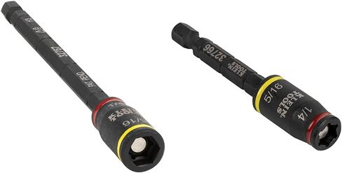 Klein Tools 32767 Impact Driver, 3-in-1 Impact Flip Socket and Bit Holder & 32766 Impact Driver, 3-in-1 Impact Flip Socket and Bit Holder, 1/4-Inch and 5/16-Inch Hex Drivers, 3-Inch Length in Kuwait