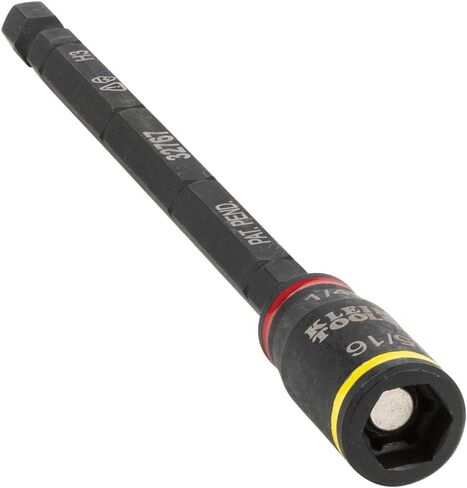 Klein Tools 32767 Impact Driver, 3-in-1 Impact Flip Socket and Bit Holder & 32766 Impact Driver, 3-in-1 Impact Flip Socket and Bit Holder, 1/4-Inch and 5/16-Inch Hex Drivers, 3-Inch Length in Kuwait