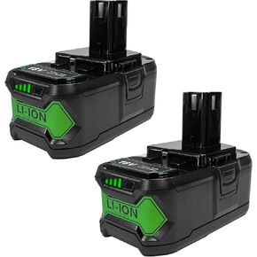 DZEKO 8Ah Replacement Battery for Ryobi 18V Battery P102 P103 P104 P105 P107 P108 P109 P122 Compatible with Ryobi 18V Power Tools and Chargers (1 Pack) in Kuwait