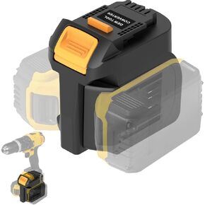 Adapter for Dewalt Battery,for 2Packs Batteries Work for Dewalt 20V Cordless Power Tool,2 in 1 Battery Converter in Kuwait