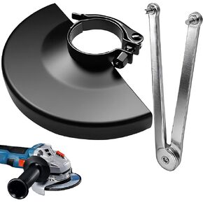 Universal Angle Grinder Guard with Flange Wrench, 6.45 Inch Adjustable Protective Shield for 4-6 Inch Grinder Blades, Compatible with Dewalt Milwaukee Makita Metabo Bosch RYOBI in Kuwait