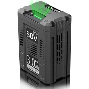 Upgraded 3000mAh 80V Battery Replacement for Greenworks 80V Batteries GBA80250 GBA80200 GBA80400 GBA80500 Compatible with Greenworks 80V Tools in Kuwait