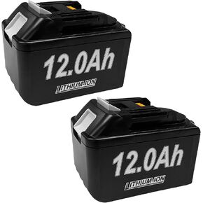 DZEKO 15 Cells 12Ah 2 Packs Replacement Battery for Makita 18V Battery Compatible with Makita 18V Power Tools and Chargers in Kuwait