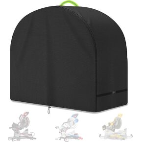 Table Saw Cover, Durable Miter Planers Cover,600D Heavy Duty Waterproof /UV Protective Covers for Diagonal Saws, Particle Saws, All-Weather, Black (Black, 89*69*116CM) in Kuwait