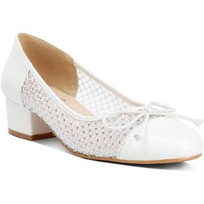 London Rag Tudum Rhinestone Detail Mesh Ballerinas in Kuwait