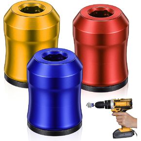 3 Pcs Screwdriver Head Magnetic Ring, Screw Ring Set Removable Household Tool Strong Magnetic Screw Holder Rings for Drills, Universal Bit Holder for Hex Screwdrivers Power Bits in Saudi Arabia