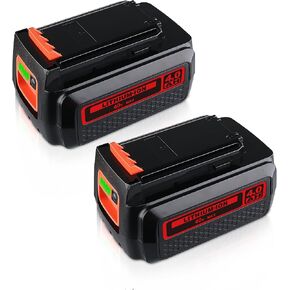 Masione 2P 4.0Ah 40V Lithium-Ion Battery Replacement for Black and Decker 40V Battery Compatible with Black and Decker Battery 40V LBXR36 LBX2040 LBX2540 and 40V Power Tools in Kuwait