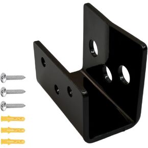 Metal Grease Gun Wall Mount Holder, Rust-Resistant Wall Mount Bracket for 2646-20 2-Spd Grease Gun, Space-Saving Tool Organizer for Garage & Workshop, Includes Screws & Anchors (Black 1 PCS) in Kuwait