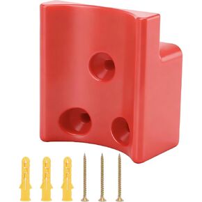 Grease Gun Holder Wall Mount Hanger Compatible with 2646 Series Grease Gun — Plastic Wall Mount Holder Bracket for Grease Gum, Includes Screws, 1 Pack, Red in Saudi Arabia