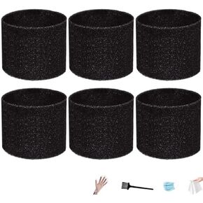 6 Pack 90585 Foam Sleeve Filter VF2001, Compatible with Shop-Vac, Vacmaster & Genie 5-16 Gallon Wet Dry Vacuum, Replace 9058500 Type R in Kuwait