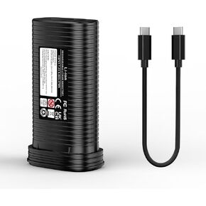 37Wh 7.4V 5.0Ah Rechargeable Battery Pack Replacement for WOLFBOX MF200 Battery, Compatible with WOLFBOX MF200 Series Compressed Air Duster, High Capacity Removable Spare Power with Type-C Port in Kuwait