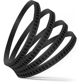 4 Pack Bandsaw Drive Belt Replacement for Meelwaukii 2829-20 Band Saw, Blade Pulley Tire Replace 45-96-0050, Rubber Wheel Tire Belt Kit in Kuwait