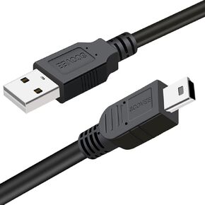 Camera USB Cable Cord for Canon Rebel/PowerShot/EOS/DSLR/ELPH Digital Cameras,SCOVEE Transfer Wire Data Cable for Canon Rebel Camcorder,Vixia PC Computer Interface Charger Replacement 6FT Long in Kuwait