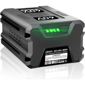 60V Replacement for Greenworks PRO 60V Battery 5.0Ah Max LB60A03 LB60A02 LB60A00, Compatible with 60V Cordless Power Tools 20352 22232 2508302, for Greenworks Battery in Kuwait