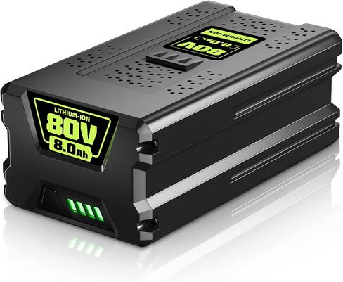 1Pack 80V 8.0Ah Replacement for Greenworks 80V Battery Compatible with Greenworks MAX 80V Lithium Ion Battery GBA80200 GBA80250 GBA80400 GBA80500 Cordless Power Tools in Kuwait