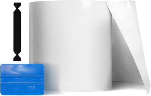 VViViD Clear Bra Paint Protection Bulk Vinyl Wrap Film Including 3M Squeegee and Black Felt Applicator (Bulk ROLL - 12 Inch x 240 Inch (20ft) in Saudi Arabia