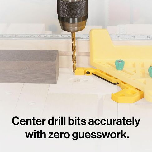 MICROJIG FitFinder 1/2 Gauge + Precision Upgrade Kit – Fast, Accurate Center Finder & Transfer Tool for Woodworking, Router & Table Saw Setup – Includes 4 Precision Tips & Storage Tray in Kuwait