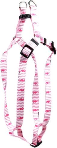 تصميم على شكل كلب باللون الأصفر مطبوع عليها Dragon مموج باللون البرتقالي step-in Dog Harness, Extra Small 4.5" - 9" in Kuwait