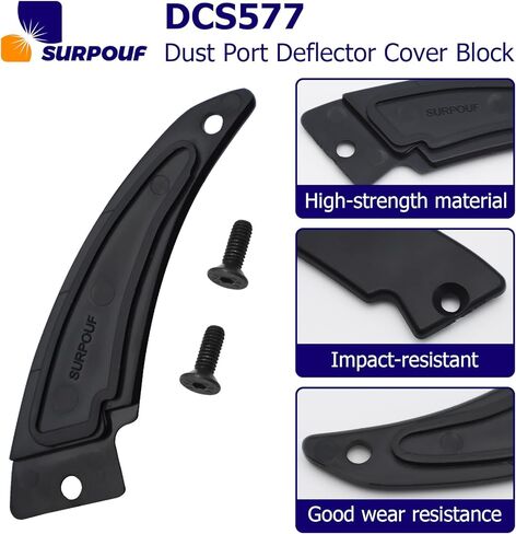 DCS577 Dust Port Deflector Cover Block Compatible with DCS577 Saw -2pc in Kuwait