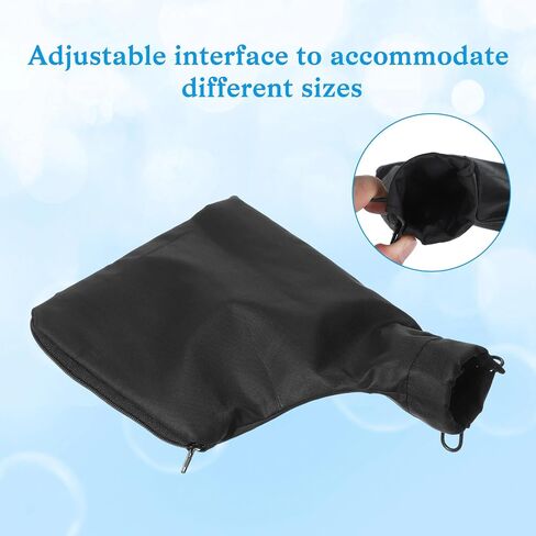 2 Pcs Table Saw Miter Saw Dust Bag, Black Dust Collection Bag with Zipper and Wired Adjustable, Miter Saws Accessories for Table Saws 225 Collection Accessories in Kuwait