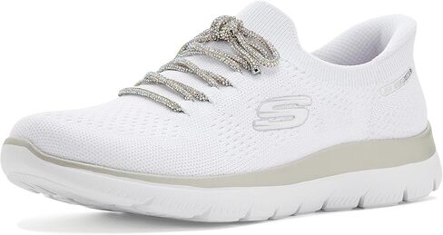 Skechers Women's Summits - Crystal Dream Hands Free Slip-ins in Kuwait