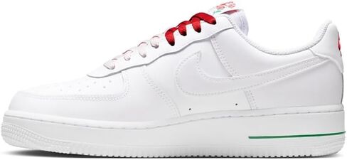 Air Force 1 Low Roses Womens Lifestyle Shoes (White/White/Sport Red/Pine Green) in Kuwait