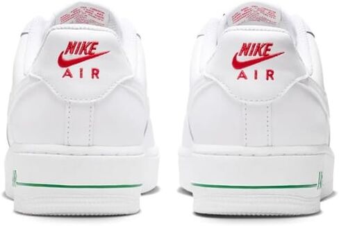 Air Force 1 Low Roses Womens Lifestyle Shoes (White/White/Sport Red/Pine Green) in Kuwait