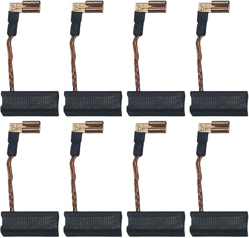 8 Pack N097696 Carbon Motor Brush Replacement Set Fits DeWalt DWE4011,DWE4120,DWE4012,DWE4100,DWE4887 and DWE4120N in Kuwait