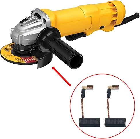 8 Pack N097696 Carbon Motor Brush Replacement Set Fits DeWalt DWE4011,DWE4120,DWE4012,DWE4100,DWE4887 and DWE4120N in Kuwait
