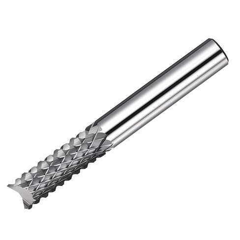 Carbide End Mill, 0.24" Shank CNC Routers Bit 6mm x 22mm (Cutting Dia x Length) Engraving Milling Cutter for PCB Machine in Kuwait