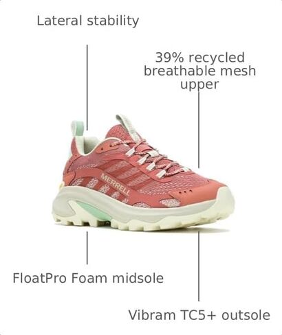 Merrell Women's Moab Speed 2 Hiking Shoe, Sedona, 9.5 in Kuwait