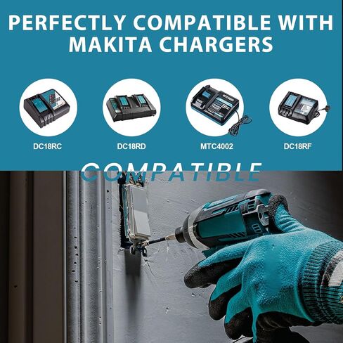 VANTTECH 4.0Ah 40V BL4040 Battery Replacement for 40V Battery BL4020 BL4025 BL4040 BL4040F BL4050F BL4040-2 Compatible with 40V Cordless Power Tools with LED Indicator (4.0Ah-2pcs) in Kuwait