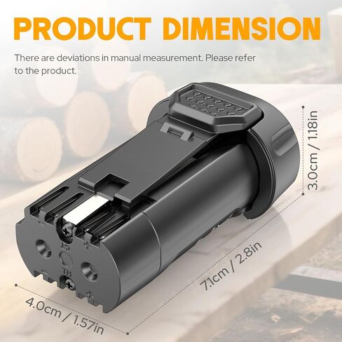 Fancy Buying 3000mAh 8V Li-ion Replacement for Dewalt 8v Battery Compatible with DCF680N1 DW4390 DCF680N2 DCF680G2 Cordless Power Tools in Kuwait
