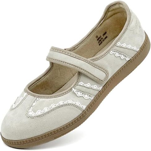 Sneakers for Women Business Casual Tennis Flat Shoes Lightweight Slip on Footwear Women's Fashion Retro Sneakers in Kuwait