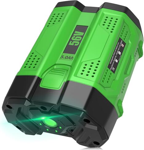 5000mAh Replacement for EGO 56V Battery Compatible with EGO Battery 5.0Ah High Capacity Lithium Power Tools Compatible with BA2800 BA4200 BA4200T BA1400 BA1400T BA2240 Cordless Power Tool(Green) in Kuwait