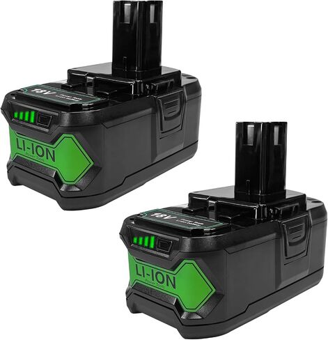 DZEKO 8Ah Replacement Battery for Ryobi 18V Battery P102 P103 P104 P105 P107 P108 P109 P122 Compatible with Ryobi 18V Power Tools and Chargers (1 Pack) in Kuwait