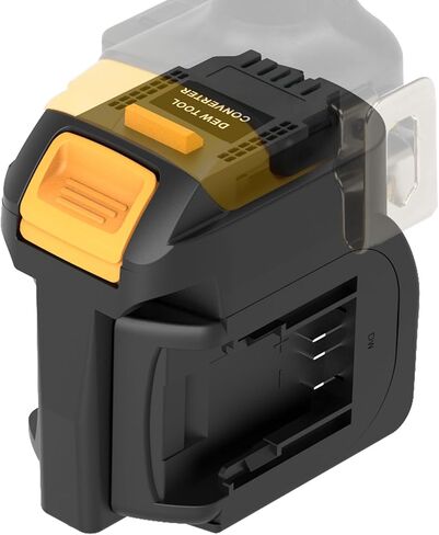 Adapter for Dewalt Battery,for 2Packs Batteries Work for Dewalt 20V Cordless Power Tool,2 in 1 Battery Converter in Kuwait