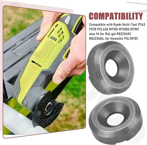 4 Pack 692512002 Sleeve Multi-Tool Compatible with Ryobi Rid-GID P343 P570 PCL430 MT100 MT100G R8223403 R8223404 - Metal Spacer Bushing in Kuwait